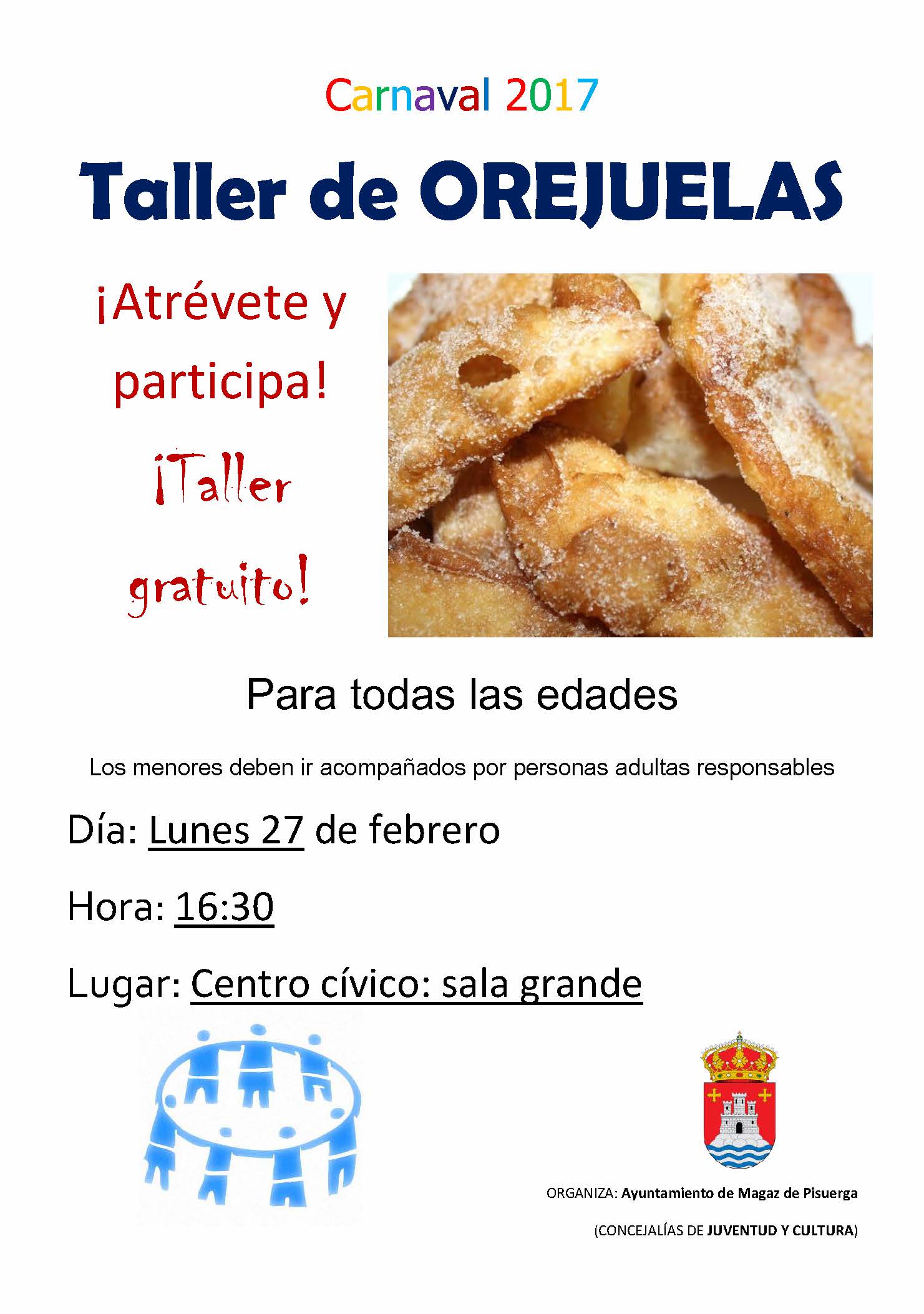 Taller de orejuelas CARNAVAL 2017