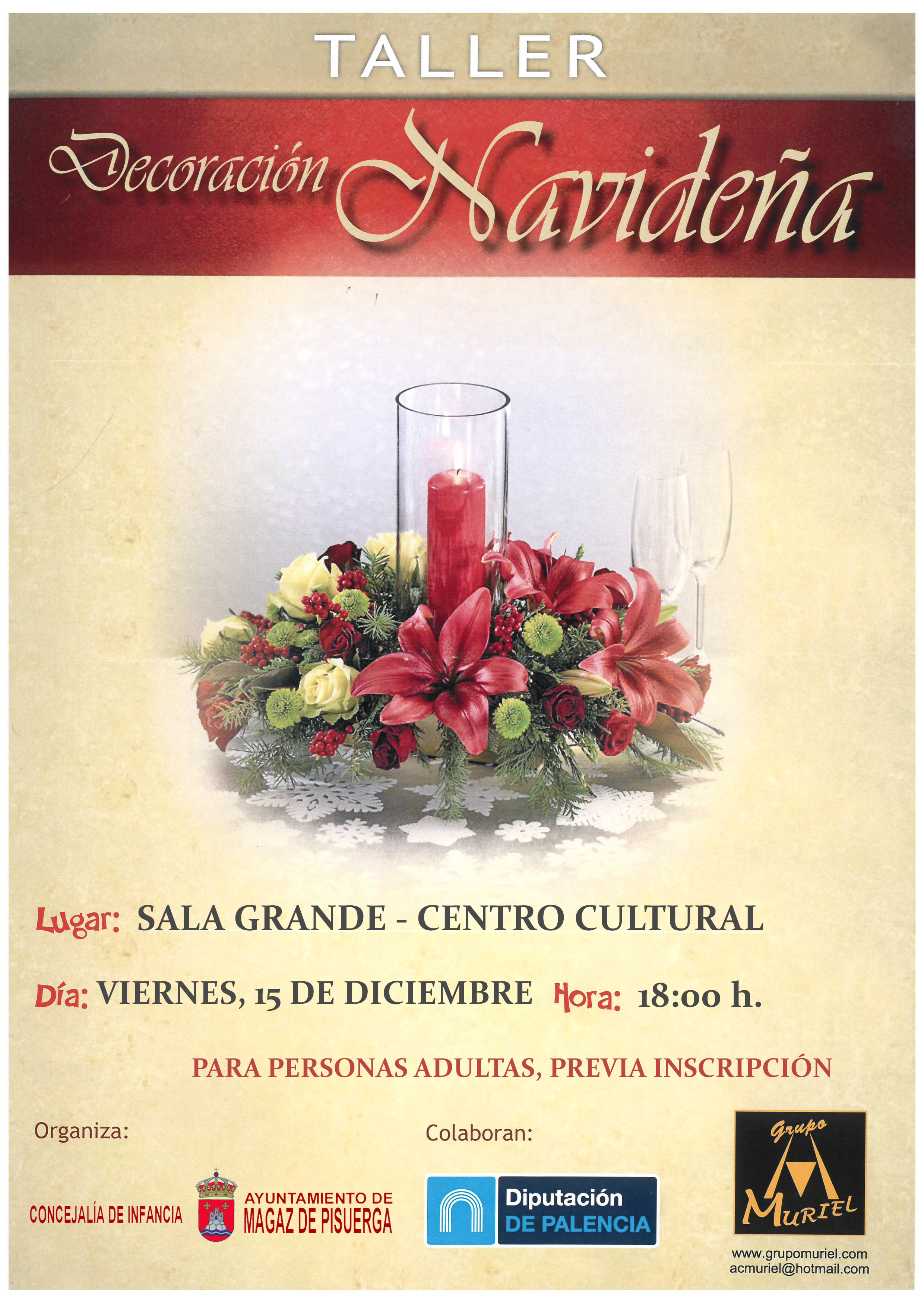 Taller decoración navideña