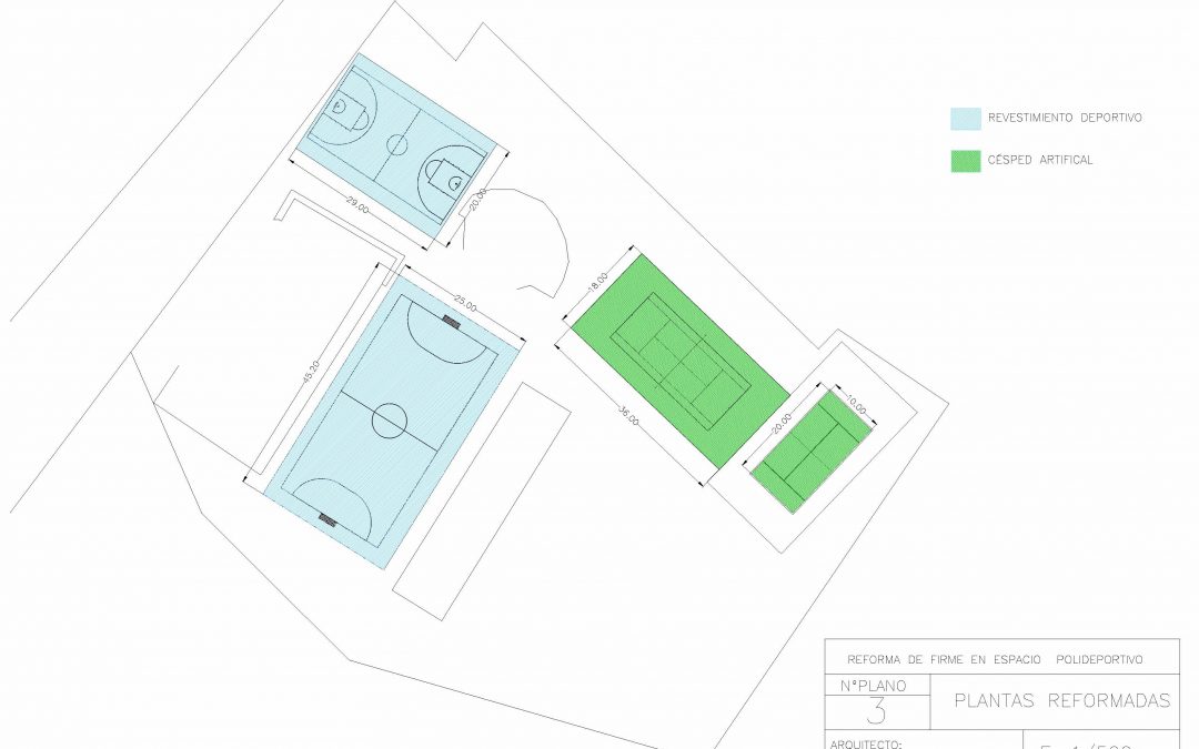 Reforma del firme del Espacio Polideportivo