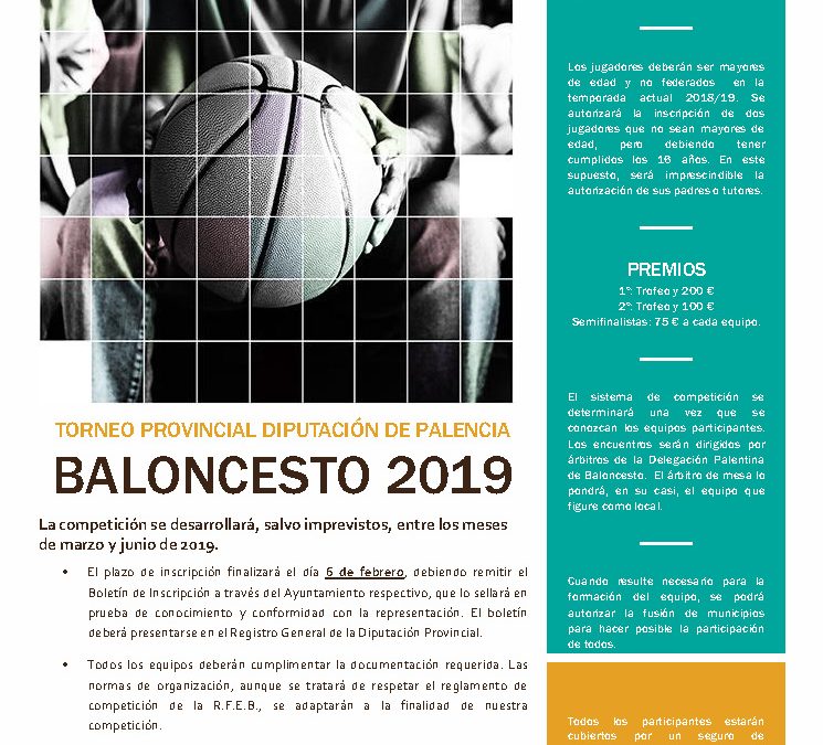 Torneo provinciales 2019 de Diputación de Palencia