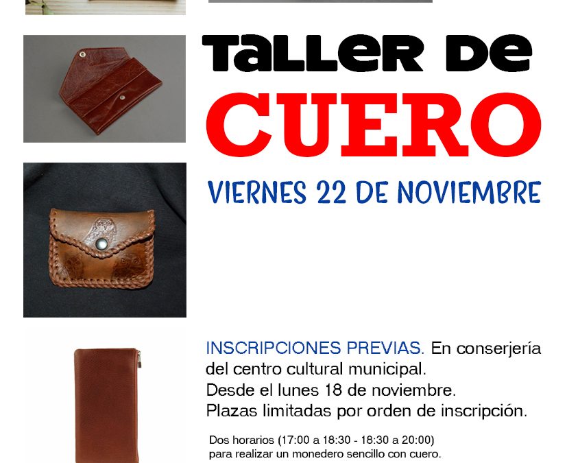 Taller de cuero #otoñocultural