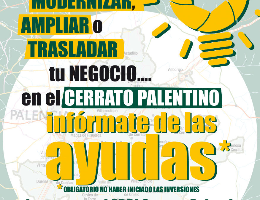 Ayudas y subvenciones respecto al Covid19 resumen ADRI Cerrato Palentino