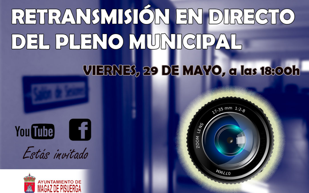 Retransmisión en directo del pleno municipal