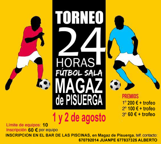 Torneo de fútbol sala en Magaz de Pisuerga