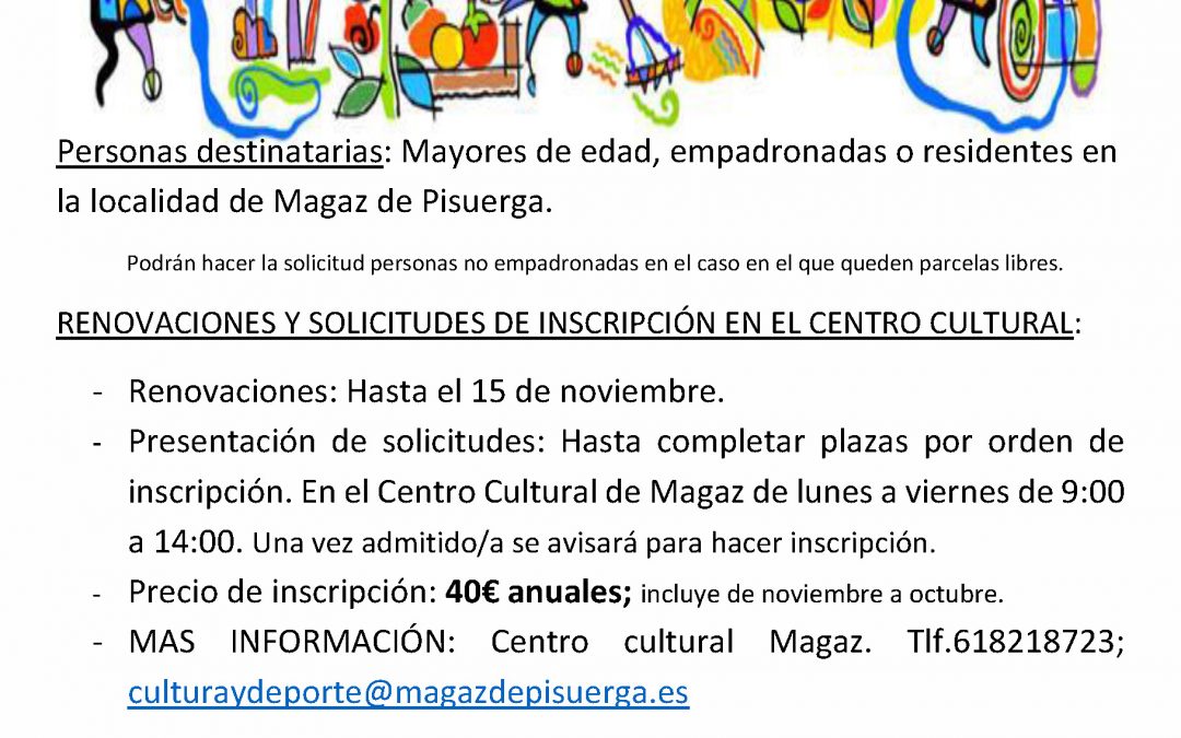 Huertos Educativos 2019/2020